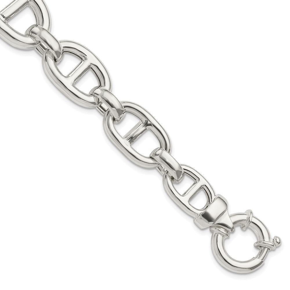 FJC Finejewelers 925 Sterling Silver Polished Fancy Link Bracelet 7.75 Inches x 16.44 mm