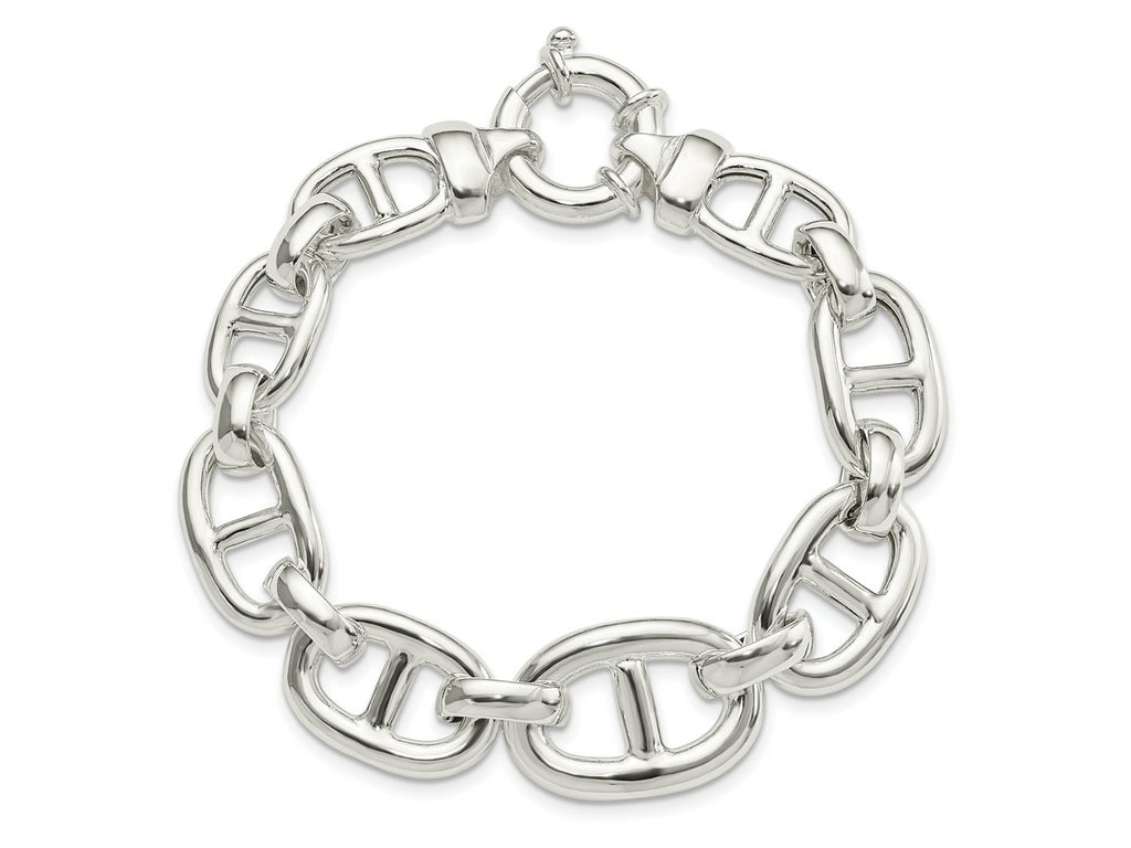 FJC Finejewelers 925 Sterling Silver Polished Fancy Link Bracelet 7.75 Inches x 16.44 mm