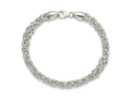 FJC Finejewelers 925 Sterling Silver Polished Byzantine 8.5 inch Bracelet 8.5 Inches x 6.11 mm