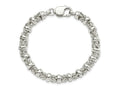 FJC Finejewelers 925 Sterling Silver Fancy Byzantine Bracelet 7.5 Inches x 7.3 mm