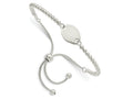 FJC Finejewelers 925 Sterling Silver Snake Polished Beaded Adjustable Bracelet 11.35 mm