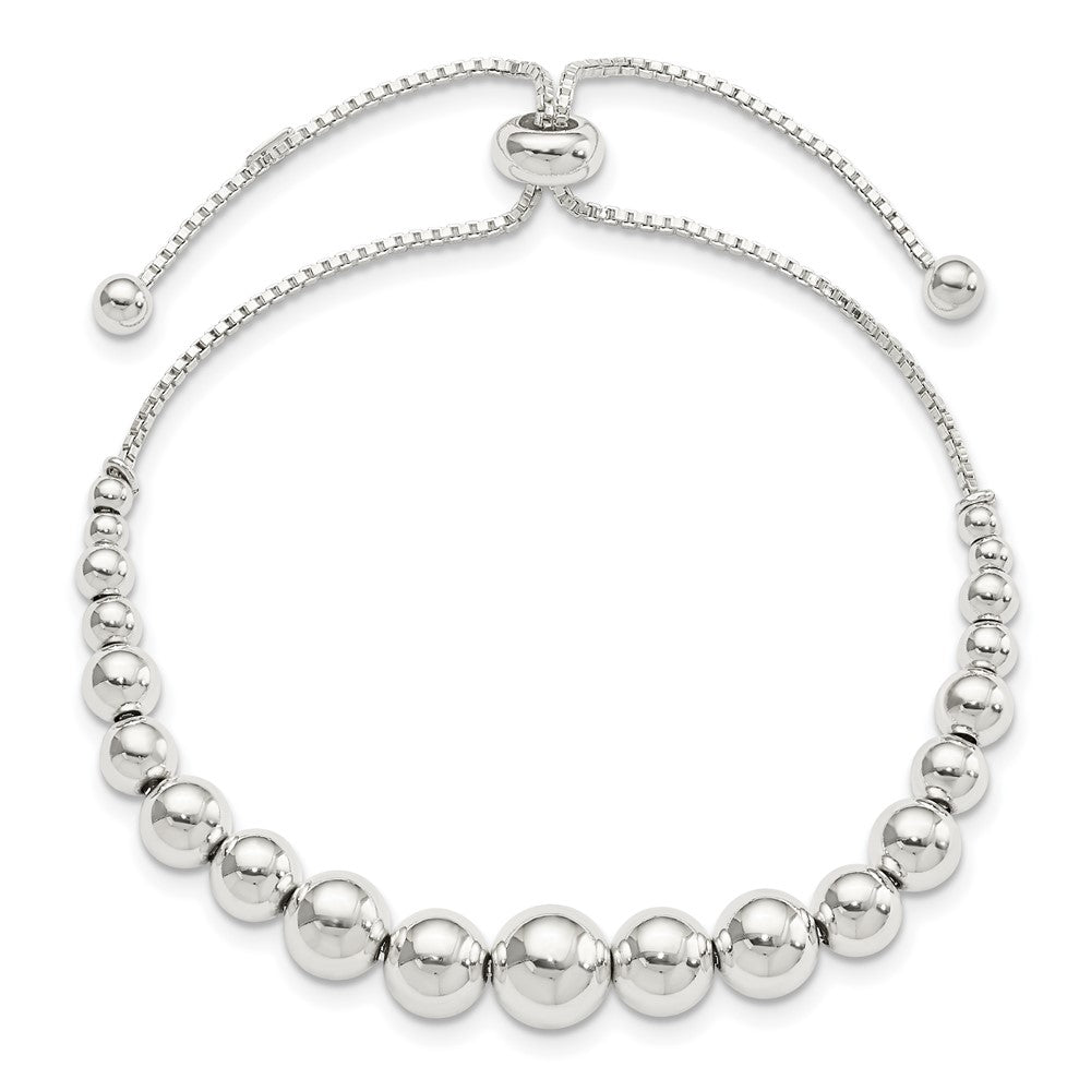 FJC Finejewelers 925 Sterling Silver Adjustable and Stretch and Wrap Beaded Adjustable Bracelet 7.2 mm
