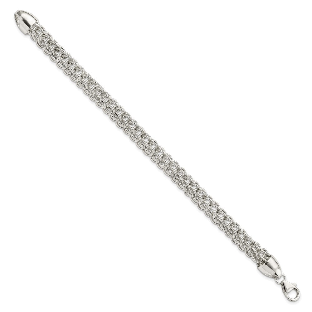 FJC Finejewelers 925 Sterling Silver Polished Fancy Circle Link 7.5in Bracelet 7.5 Inches x 7.24 mm