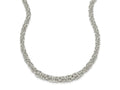 FJC Finejewelers 925 Sterling Silver Polished Byzantine Graduated Link Necklace 17 Inches x 6 mm