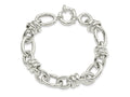 FJC Finejewelers 925 Sterling Silver Polished Fancy Link Bracelet 8.5 Inches x 13.42 mm