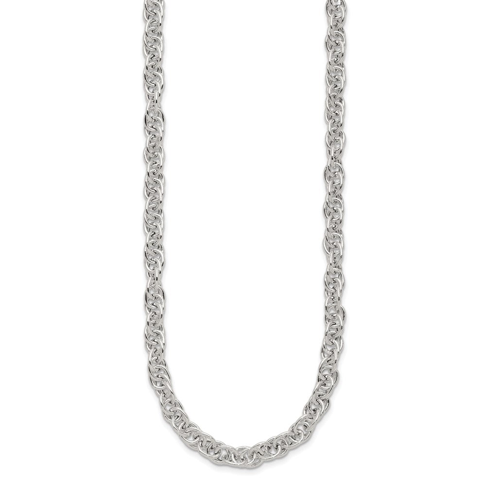 FJC Finejewelers 925 Sterling Silver Polished Fancy Link Necklace 18 Inches x 5 mm