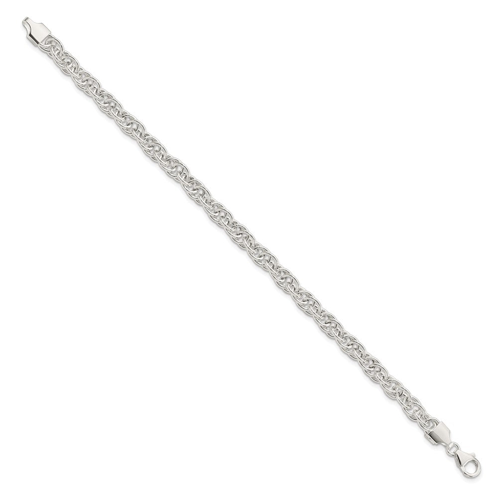 FJC Finejewelers 925 Sterling Silver Polished Fancy Link Bracelet 7.5 Inches x 4.93 mm