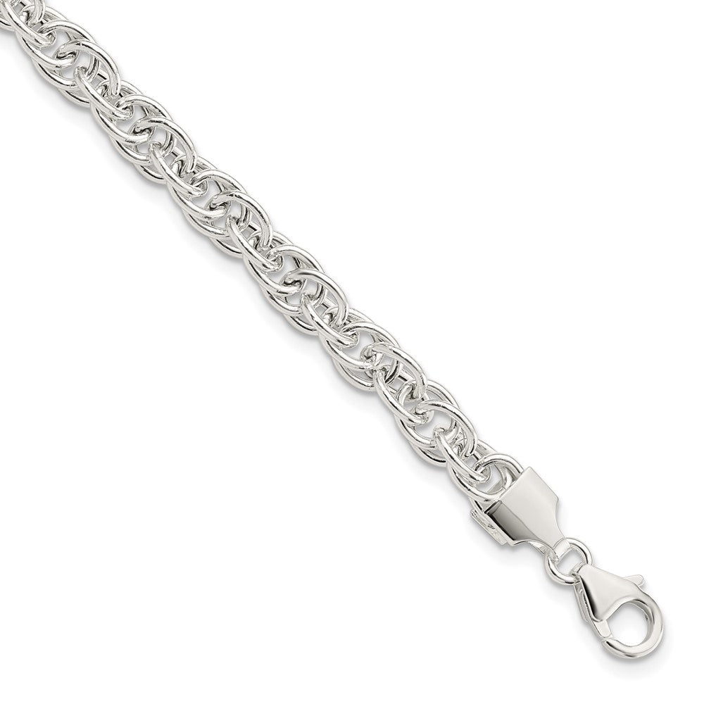 FJC Finejewelers 925 Sterling Silver Polished Fancy Link Bracelet 7.5 Inches x 4.93 mm
