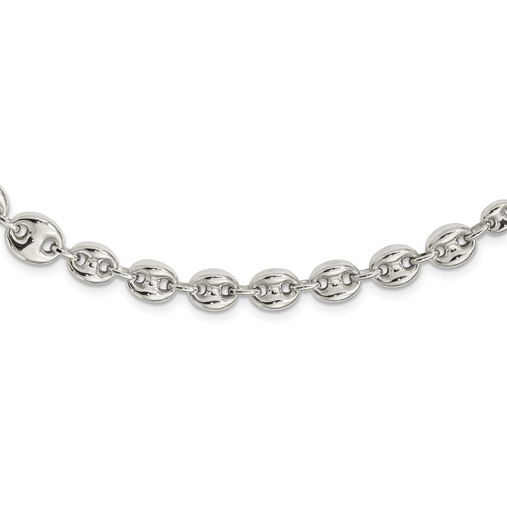 FJC Finejewelers 925 Sterling Silver Polished Fancy Link 18in Necklace 18 Inches x 10 mm