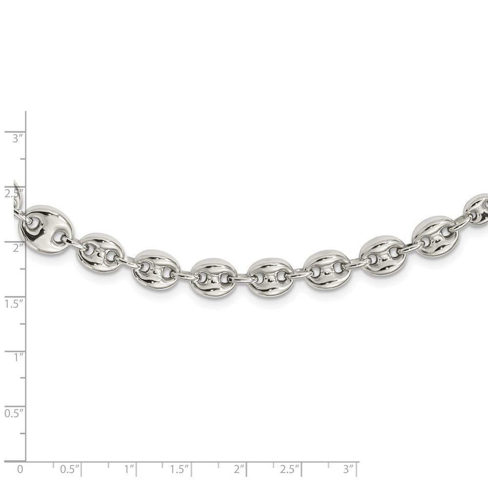 FJC Finejewelers 925 Sterling Silver Polished Fancy Link 18in Necklace 18 Inches x 10 mm