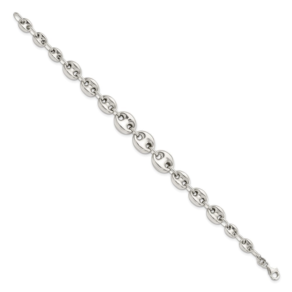 FJC Finejewelers 925 Sterling Silver Polished Fancy Link 7.5in Bracelet 7.5 Inches x 10.14 mm