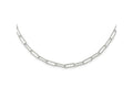 FJC Finejewelers 925 Sterling Silver Bright Cut Fancy Open Link with 1.5 in ext. Necklace 18 Inches x 3 mm