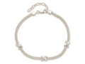 FJC Finejewelers 925 Sterling Silver Fancy  Polished CZ XS with 1 in ext Bracelet 7.25 Inches x 5.34 mm