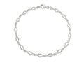 FJC Finejewelers 925 Sterling Silver 9inch Solid Polished Fancy Link Anklet 9 Inches x 6 mm