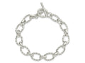 FJC Finejewelers 925 Sterling Silver Hand Made 8.75inch Fancy Link Toggle Bracelet 8.75 Inches x 10.9 mm