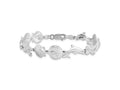 FJC Finejewelers 925 Sterling Silver Bracelets with Station  Polished Sea Life Bracelet 7.25 Inches