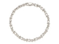 FJC Finejewelers 925 Sterling Silver Rhodium Plated Polished Mariners Shackle Link Bracelet 7.75 Inches