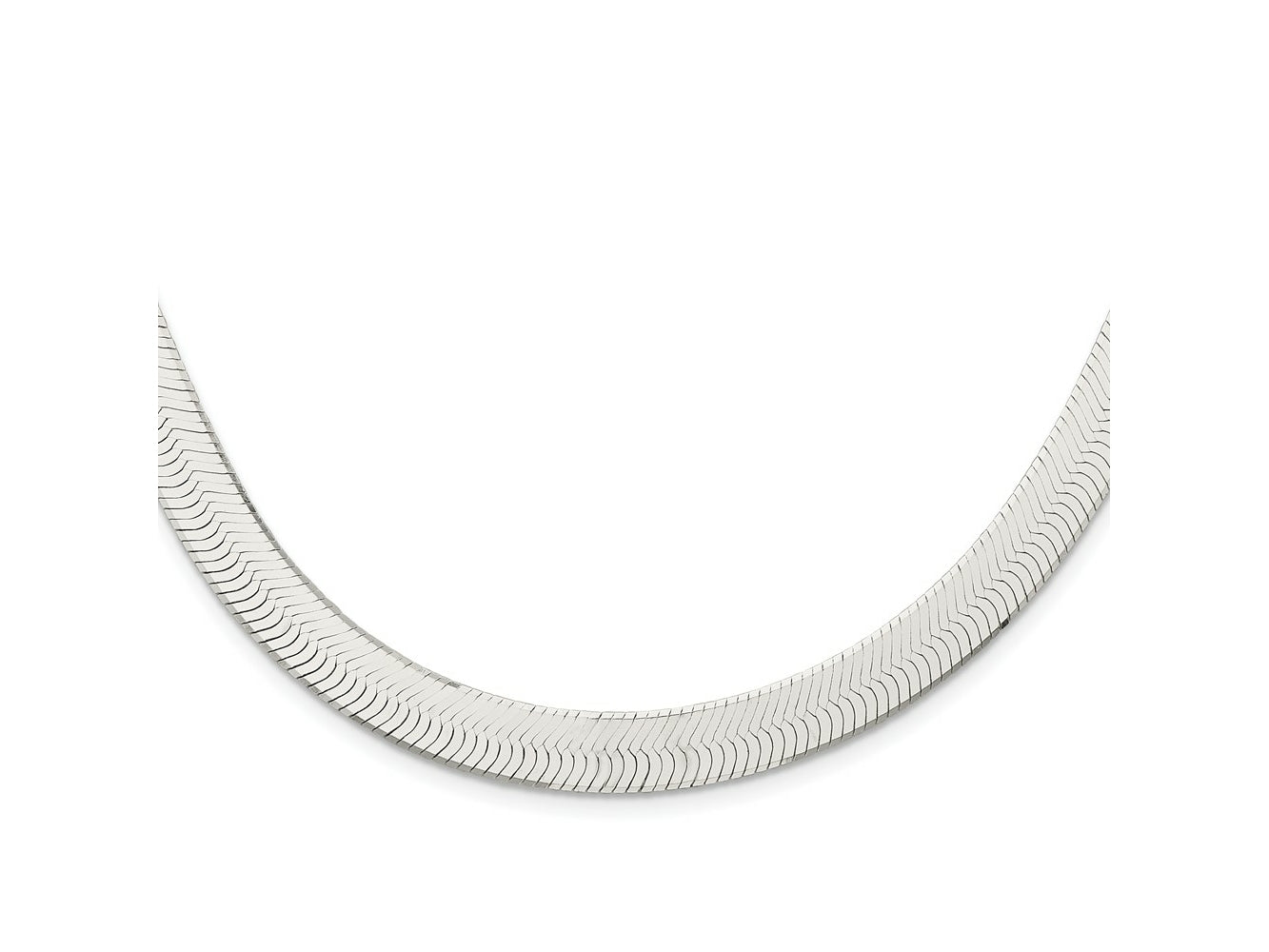 FJC Finejewelers 925 Sterling Silver Magic Herringbone Chain 20 Inches x 10.5 mm