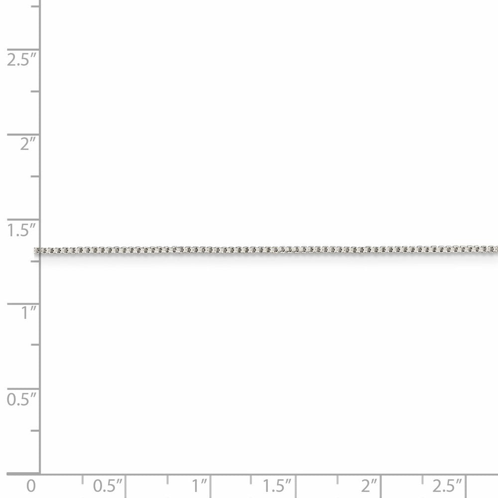 FJC Finejewelers 925 Sterling Silver Round Box Chain 36 Inches x 1 mm