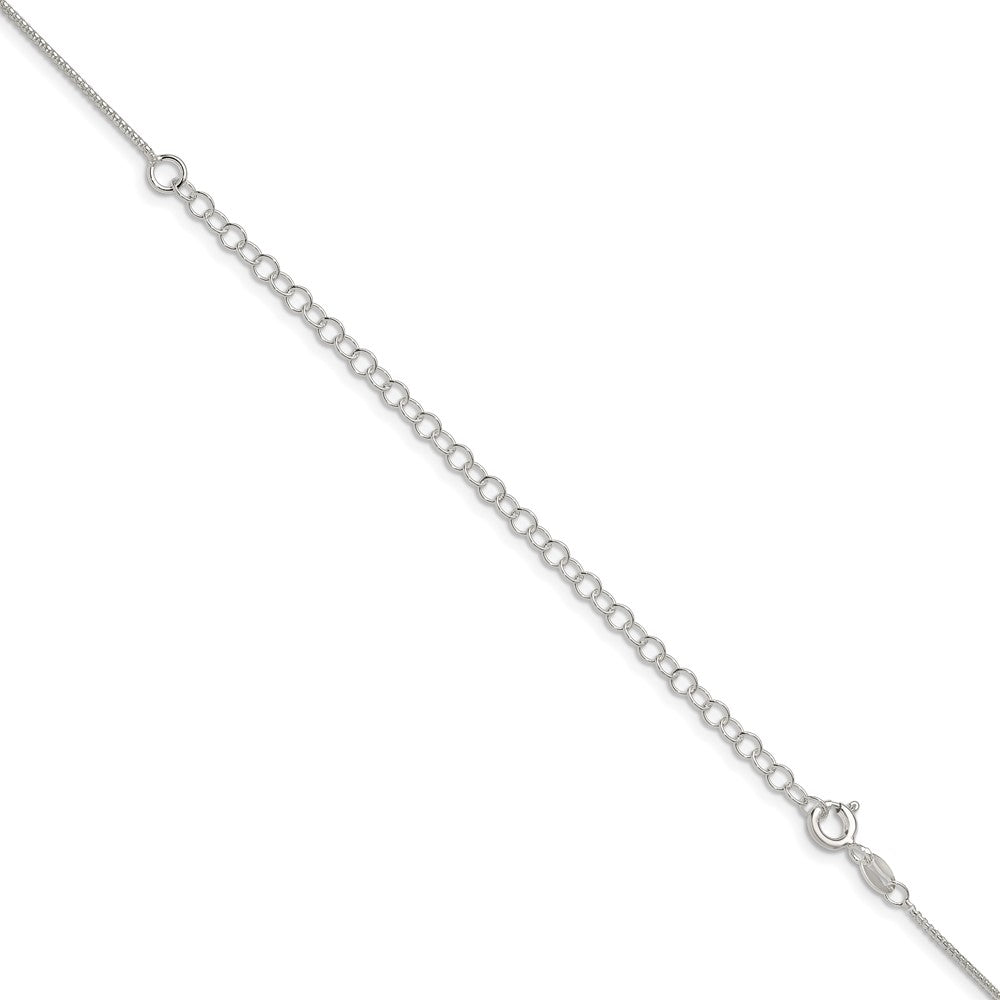 FJC Finejewelers 925 Sterling Silver Round Box Chain with 4in ext. 22 Inches x 1 mm