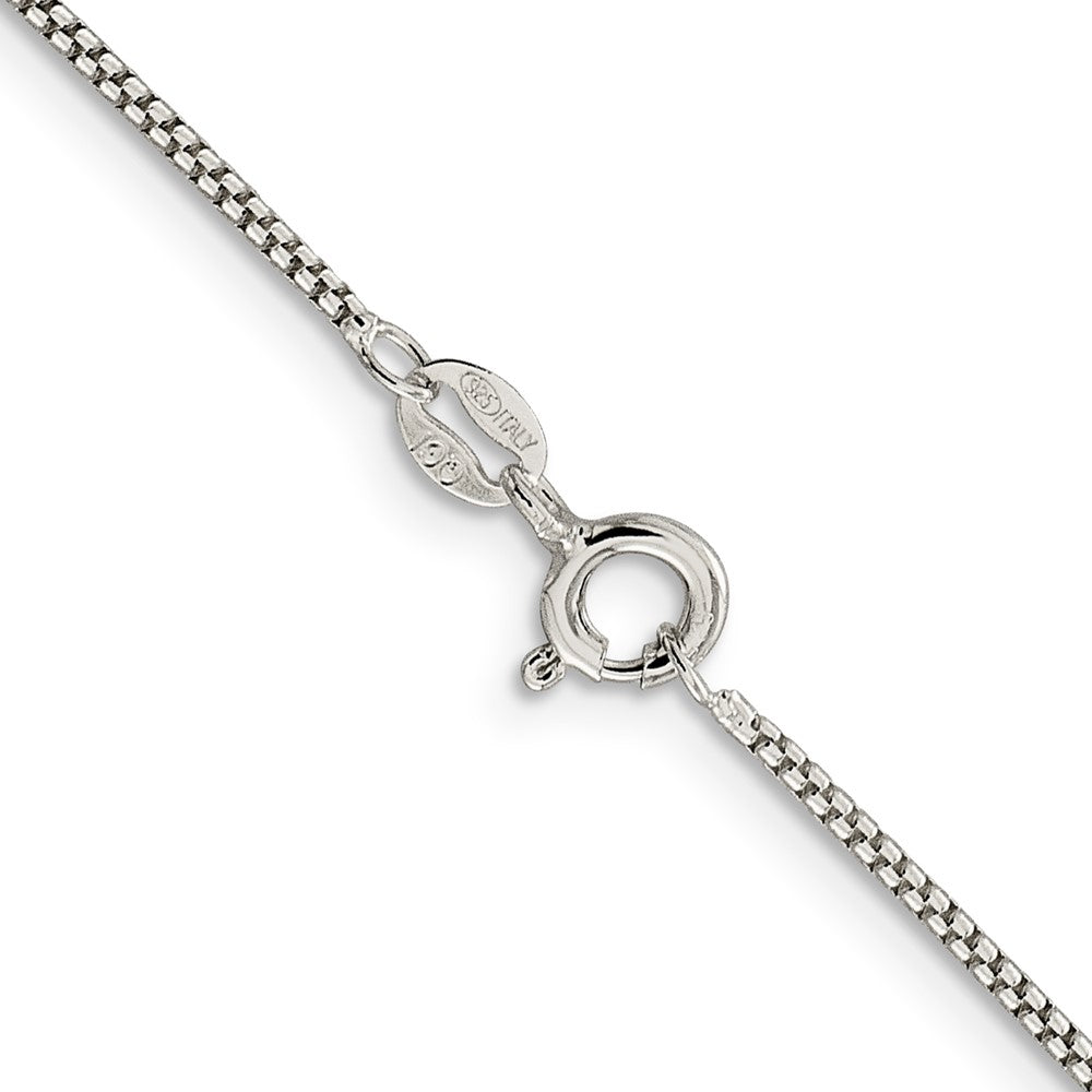 FJC Finejewelers 925 Sterling Silver Round Box Chain 30 Inches x 1.25 mm