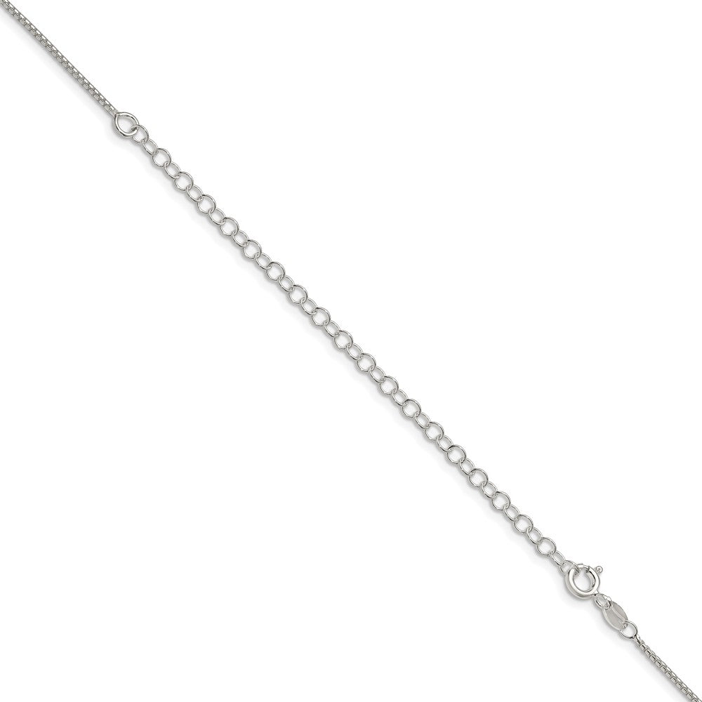 FJC Finejewelers 925 Sterling Silver Round Box Chain with 4in ext. 22 Inches x 1.25 mm