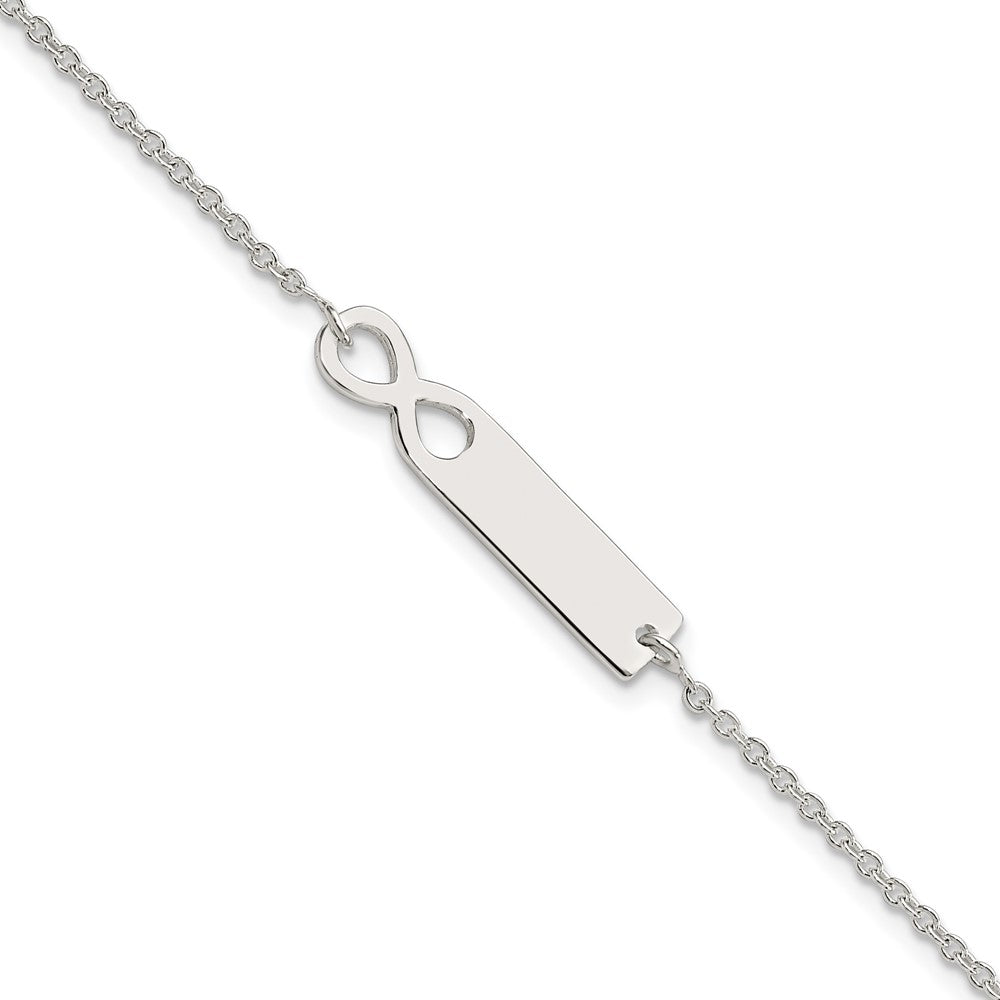 FJC Finejewelers 925 Sterling Silver Polished Infinity ID 7in Bracelet 7 Inches x 5.5 mm