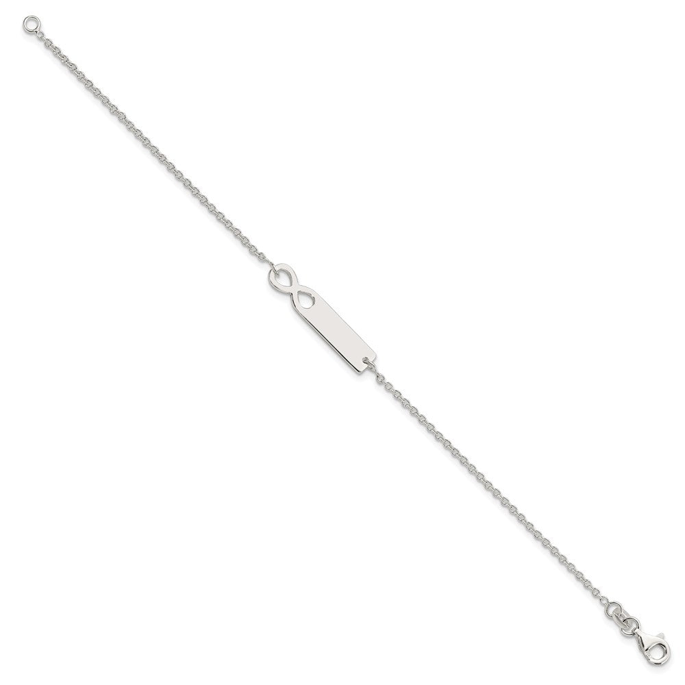 FJC Finejewelers 925 Sterling Silver Polished Infinity ID 7in Bracelet 7 Inches x 5.5 mm