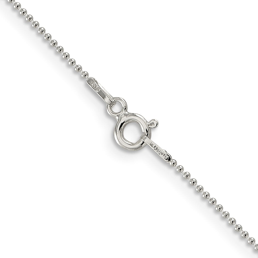 FJC Finejewelers 925 Sterling Silver Ball Beaded Chain 20 Inches x 1 mm