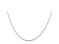FJC Finejewelers 925 Sterling Silver Ball Fancy Beaded Chain 18 Inches x 1.5 mm