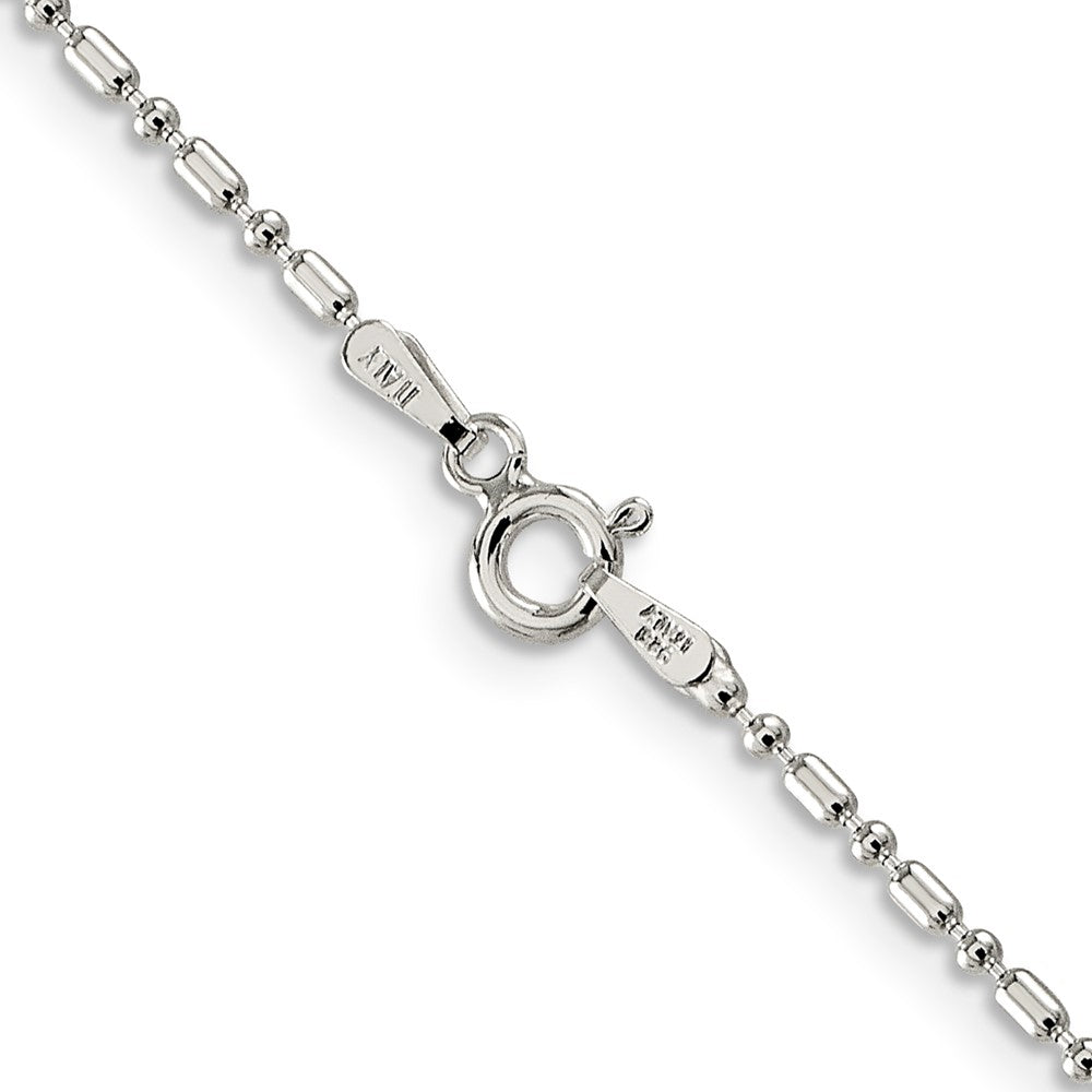 FJC Finejewelers 925 Sterling Silver Ball Fancy Beaded Chain 30 Inches x 1.5 mm