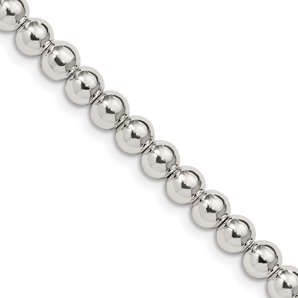FJC Finejewelers 925 Sterling Silver Ball Beads on Box Chain 18 Inches x 5 mm