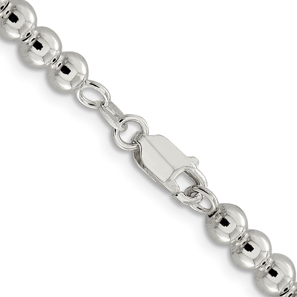 FJC Finejewelers 925 Sterling Silver Ball Beads on Box Chain 18 Inches x 5 mm