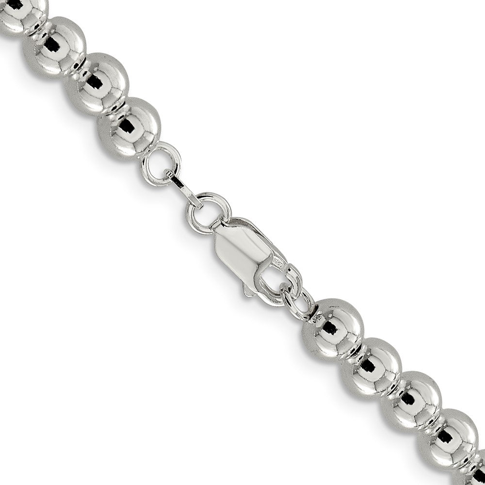 FJC Finejewelers 925 Sterling Silver Ball Beads on Box Chain 20 Inches x 6.1 mm