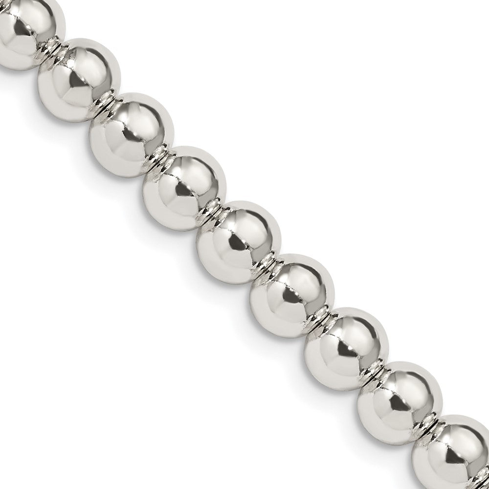FJC Finejewelers 925 Sterling Silver Ball Beads on Box Chain 20 Inches x 6.1 mm
