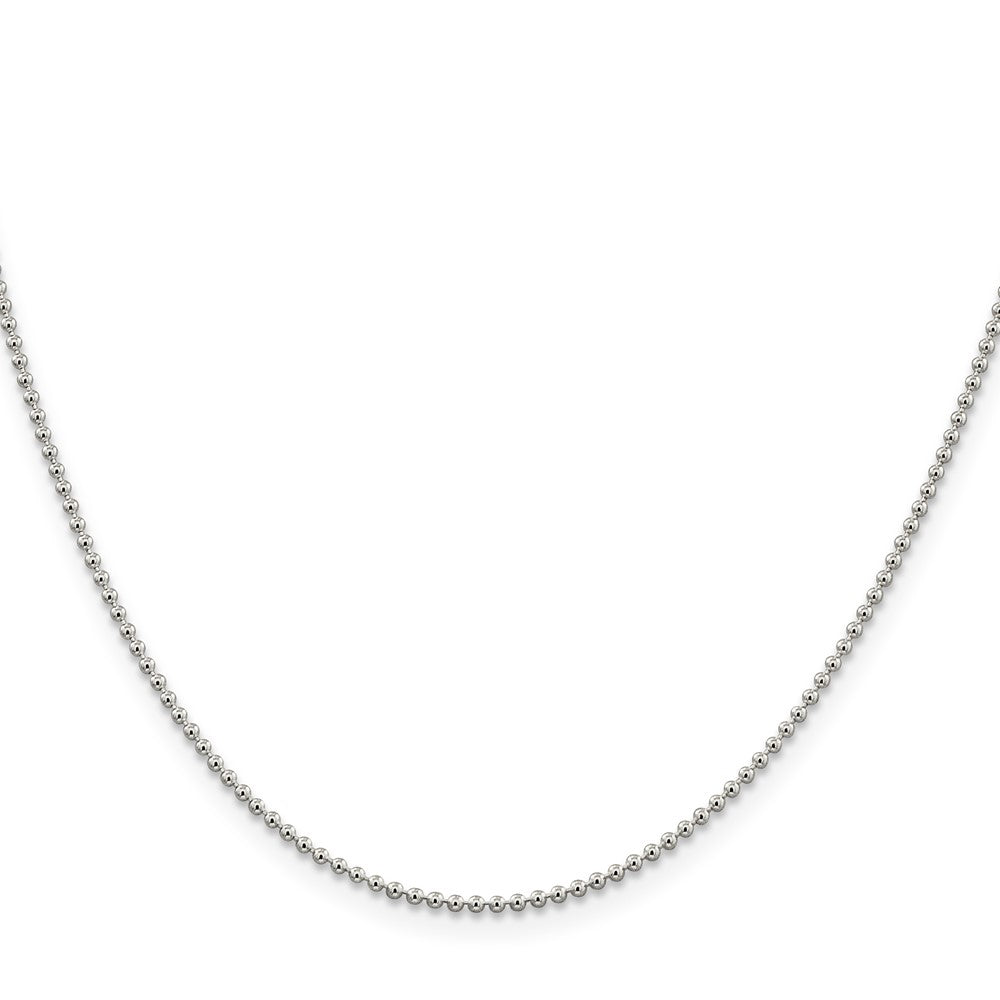 FJC Finejewelers 925 Sterling Silver Ball 1.5mm Beaded Chain Anklet 9 Inches x 1 mm