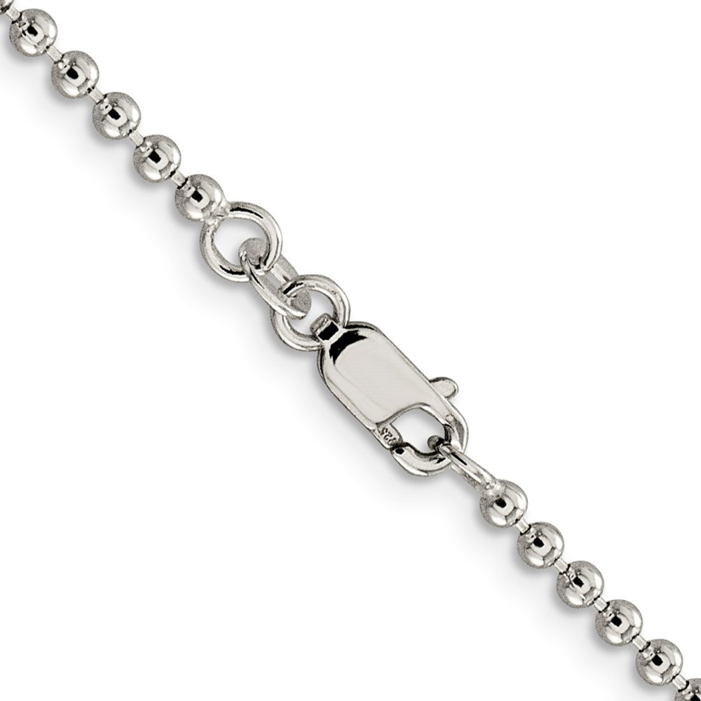 FJC Finejewelers 925 Sterling Silver Ball Beaded Chain 20 Inches x 2.35 mm
