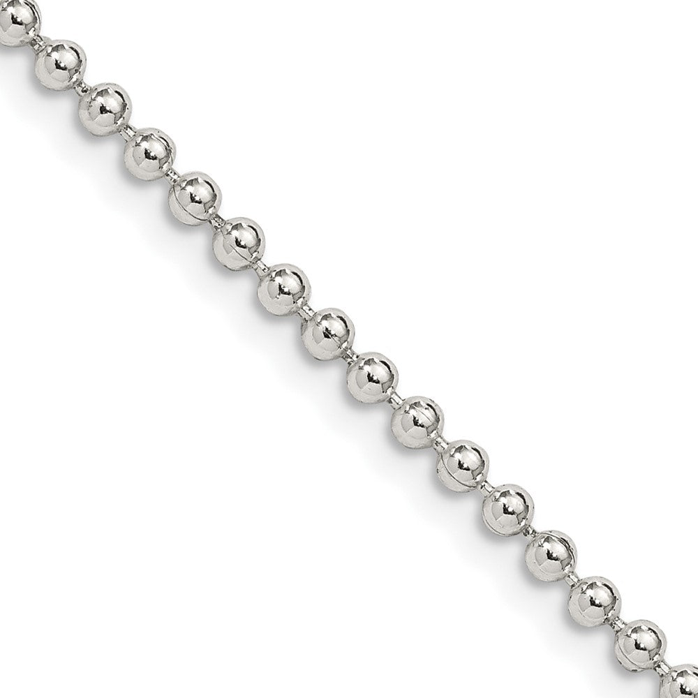 FJC Finejewelers 925 Sterling Silver Ball Beaded Chain 30 Inches x 2.35 mm