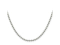 FJC Finejewelers 925 Sterling Silver Ball Beaded Chain 20 Inches x 3 mm