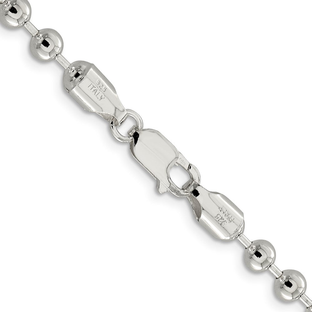 FJC Finejewelers 925 Sterling Silver Ball Beaded Chain 22 Inches x 5 mm