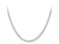 FJC Finejewelers 925 Sterling Silver Flat Curb Chain 30 Inches x 3.15 mm
