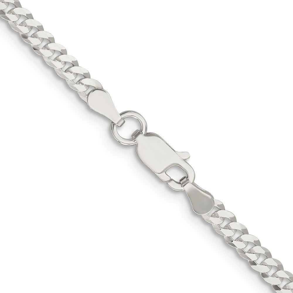 FJC Finejewelers 925 Sterling Silver Flat Curb Chain Bracelet 7 Inches x 3.15 mm