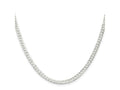 FJC Finejewelers 925 Sterling Silver Flat Curb Chain 18 Inches x 3.8 mm