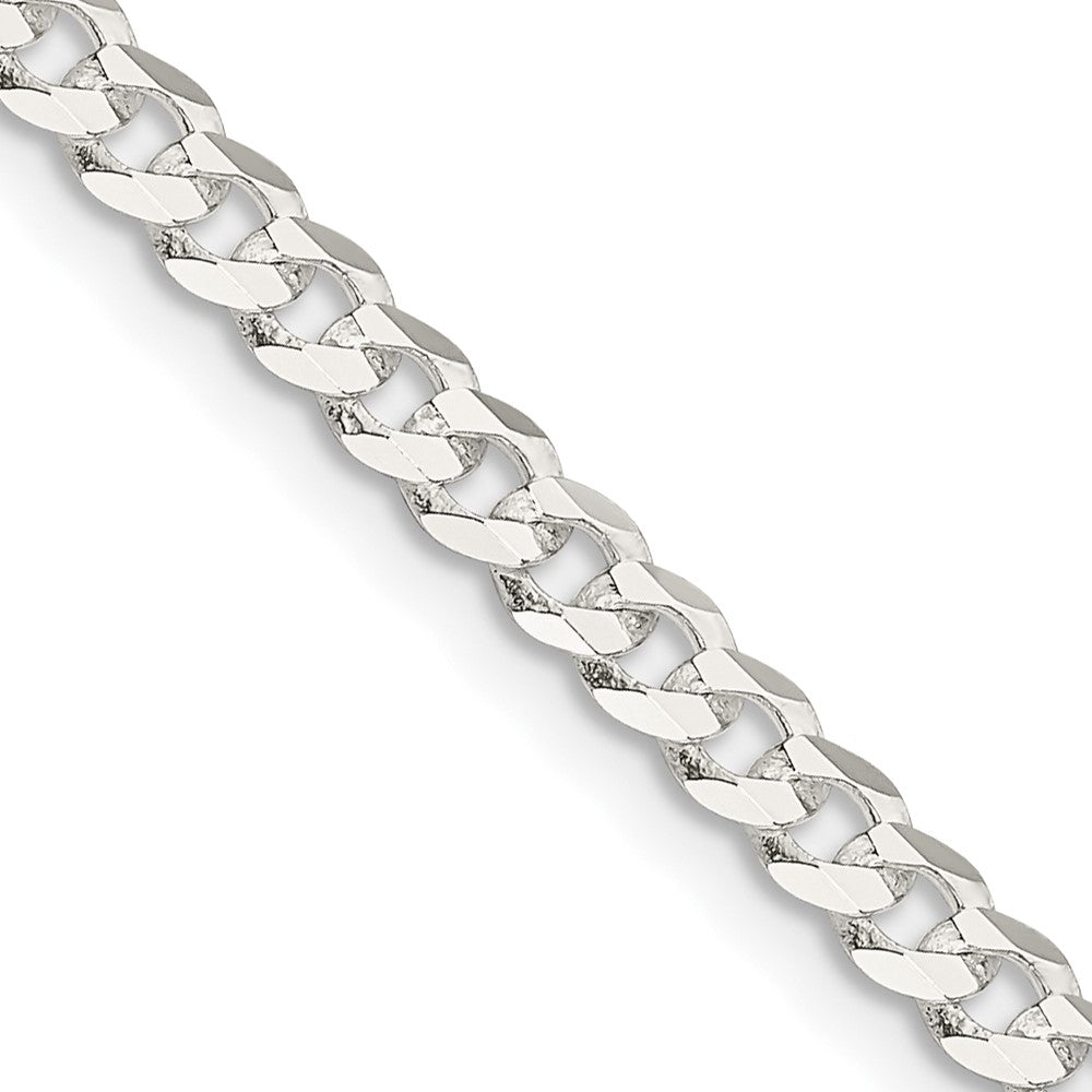 FJC Finejewelers 925 Sterling Silver 3.8mm Flat Curb Chain Ankle Bracelet 9 Inches x 3 mm