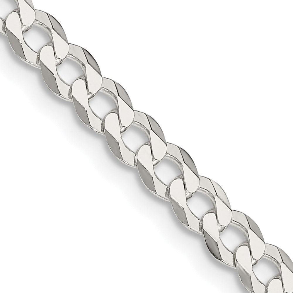 FJC Finejewelers 925 Sterling Silver Flat Curb Chain 30 Inches x 4.5 mm