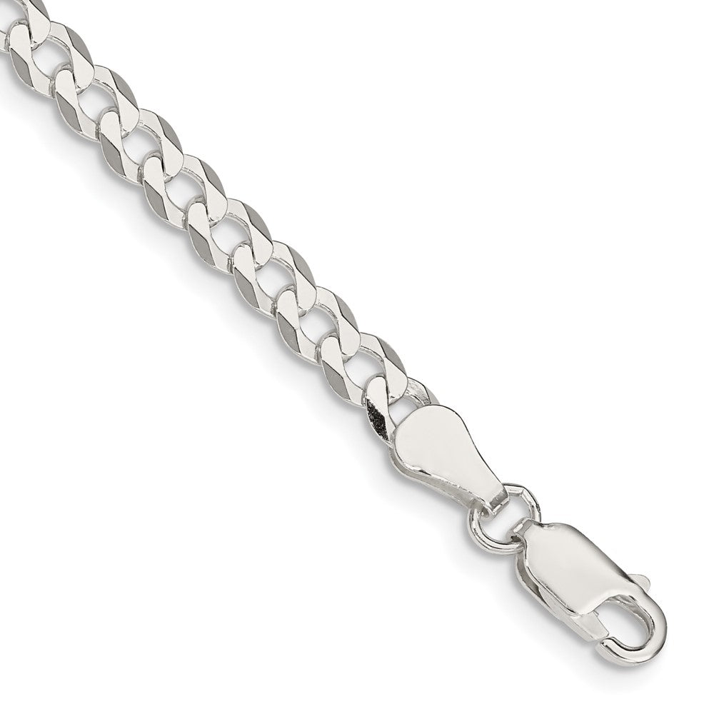 FJC Finejewelers 925 Sterling Silver Flat Curb Chain Bracelet 8 Inches x 4.5 mm