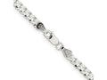 FJC Finejewelers 925 Sterling Silver Flat Curb Chain Bracelet 9 Inches x 4.5 mm