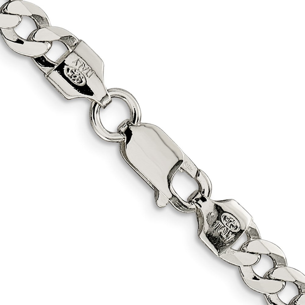 FJC Finejewelers 925 Sterling Silver Flat Curb Chain 20 Inches x 5.75 mm