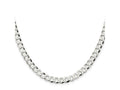 FJC Finejewelers 925 Sterling Silver Flat Curb Chain 20 Inches x 6.8 mm