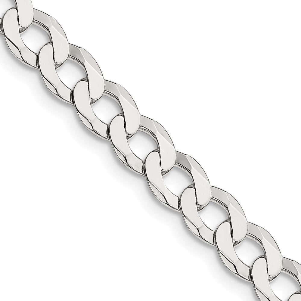 FJC Finejewelers 925 Sterling Silver Flat Curb Chain 22 Inches x 6.8 mm